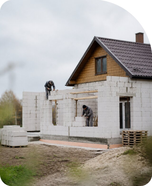 Пристройка из пеноблоков в Великих Луке под ключ от 36180 р. | РадиДОМА-Вкл